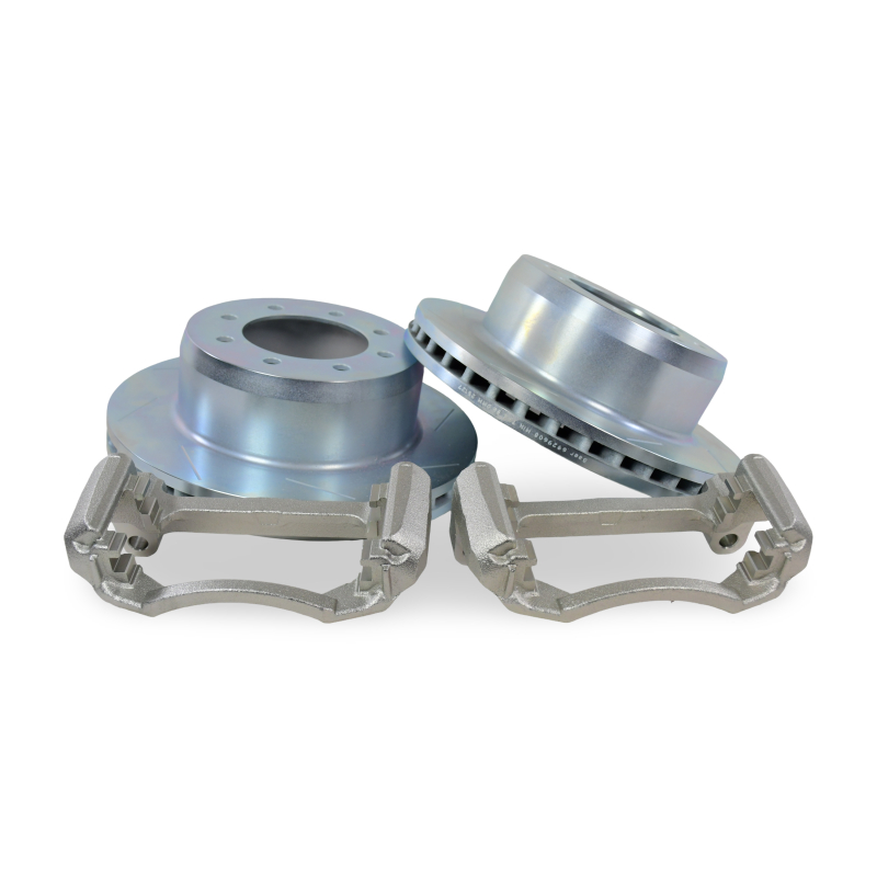 Ford F-250 Performance Rotors (2) - Rear - Baer Brakes - Big Claw HD Slotted/Drilled - Zinc-Plated - `23-`26